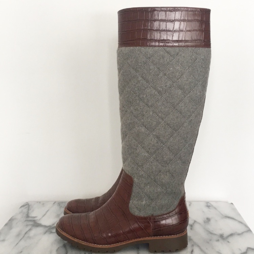 Sperry quilted riding boots